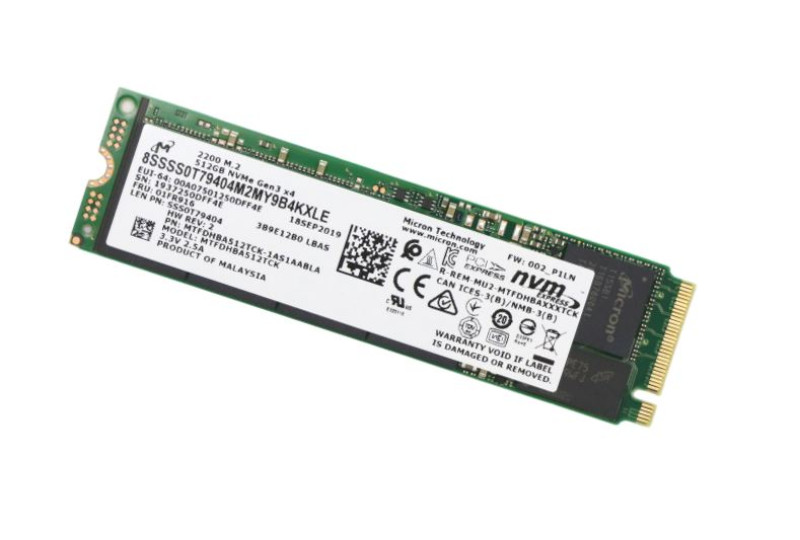 5SS1C17652 - MIC 2210 512GB B b m.2 Pcie 2280 SSD Hard Drive