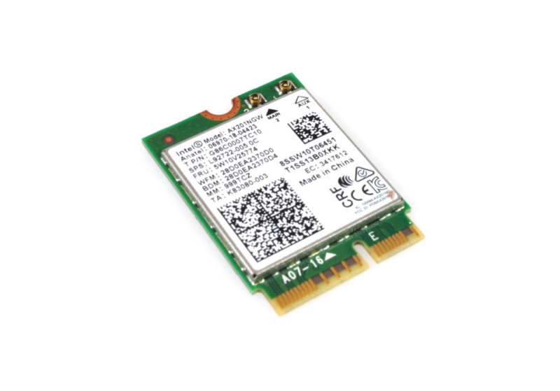 L55990-002 - Wlan 11AX 2X2 Int HRP 2 NV Card (AX201NGW-W), $9.87