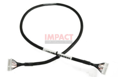 C6173 - Round Black Cable That Runs From Sound Card to Front I/ O Assembly
