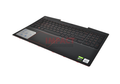7FCRY - Palmrest, REDLOGO, WOFP, 3500