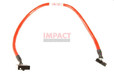 M4338 - Round Red Cable Runs From System Board to Front I/ O for 1394, 1.0