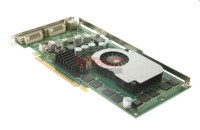 N4077 - Quadro FX 1300, 128MB, with Dual DVI, (PCI-E), MRGA10