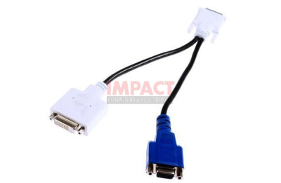 X2026 - Y-DONGLE for Video With Both VGA & DVI Connectors, Ultra SFF