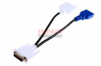 X2026 - Y-DONGLE for Video With Both VGA & DVI Connectors, Ultra SFF