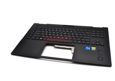 M57142-001 - TOP Cover with Keyboard (SDB BL 4ZONE US)