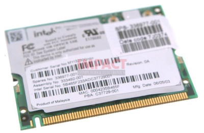 385759-021 - Mini Pci 802.11a/ B/ G Wireless Lan (wLan) card, Europe