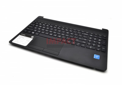 Palmrest/ TOP Cover JET Black With Keyboard US