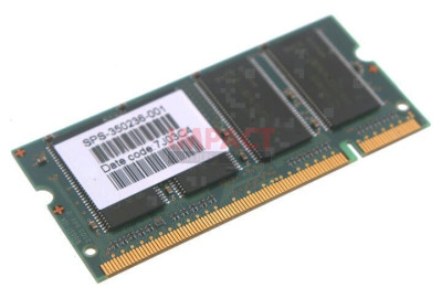 MT8VDDT3264HDG-335F4 - 256MB Memory Module (Sodimm, 200-PIN PC2700)