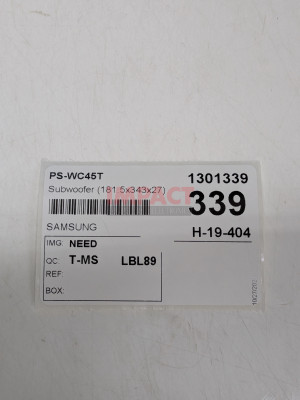 Subwoofer (181.5x343x27)