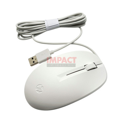 M81904-001 - 125 White Wired Mouse