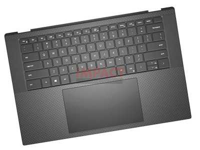 2D1J5 - Palmrest, With FPR, 79, BLK, 9520