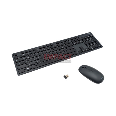 Keyboard/ Mouse (US-ENGLISH International) RF24, Black