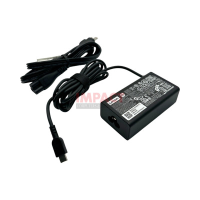 AC Adapter, TYPE-C, 65W, 3P, Black