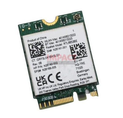 N26140-002 - WLAN 6 REALTEK CHOYA AX 1X1 FOX