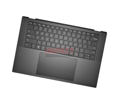 Palmrest, With FP, 79, BLK, 9530