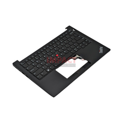 Palmrest With Keyboard, Usa English, Black, Backlight (Cover C)
