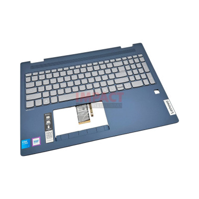 Cover with keyboard, USA English, Cosmic Blue, Fingerprint