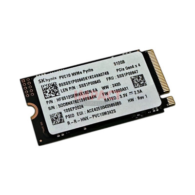 5SS1Q4382 - 512GB Nvme m.2 SSD