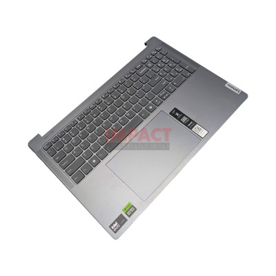 Palmrest With Keyboard, Usa English, Luna Grey, With Puresight Pro