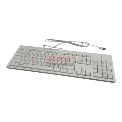 KEYBOARD HP 125 White Wired NP C US