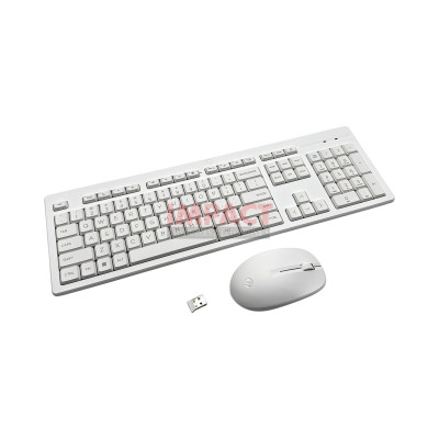 HP 510 White Wireless Keyboard and Mouse Kit NP C US