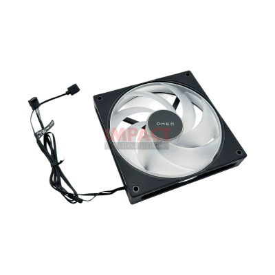 P07108-001 - Fan 140 Front Black Snowball
