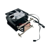E32-0803320-LAX - Fansink, 133 92 75MM W/ Heat PIPE-3/ For Cpu