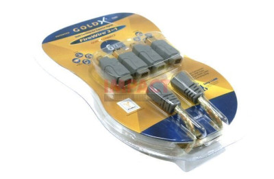 GXQF-06 - Patented Universal Firewire Cable With Interchangeable Tips