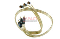 GXAV-RGB-03 - Component Video Cables With 3 Video Channels, Red, Blue, and Luminance