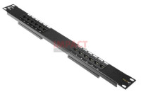 GXN-C5EPA12R - 12 Port CAT 5E Rack Mount Patch Panel