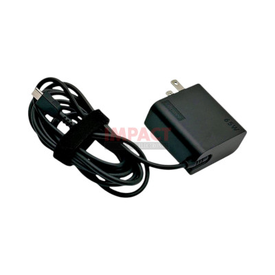 AC ADAPTER, TYPE-C, 65W, 2P, BLACK, US