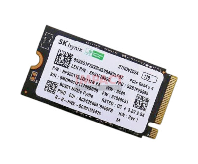 5SS1S17586 - Mic 2400 1T 2242 Pcie G4 X4 (QLC)