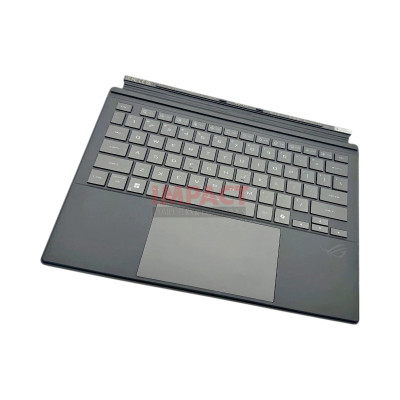 keyboard incl. topcase US (english) black/black with backlight