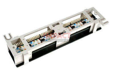C5EPP-12 - 12 Port CAT 5E Vertical Mount Patch Panel