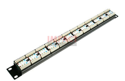 C5EPP-24 - 24 Port CAT 5E Rack Mount Patch Panel