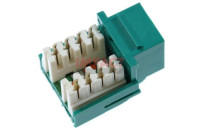 GX6KJ-GR - CAT6 Jack Green Wall Plate Connector