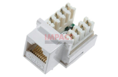 GX6KJ-WH - CAT6 Jack White Wall Plate Connector
