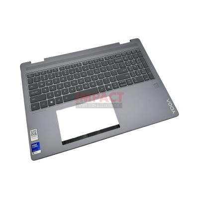 5CB1U66347 - Cover (C) With Keyboard, English, Luna Grey, Fingerprint, US