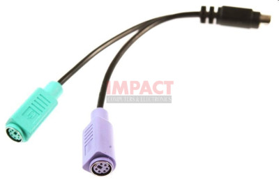 D4002 - Y-SPLIT Cable for PS/ 2 Port (Mouse + Keyboard), GX