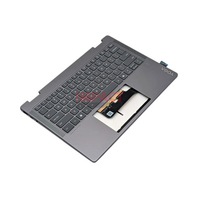5CB1U49538 - Cover (C) With Keyboard, English, Luna Grey, Fingerprint, US