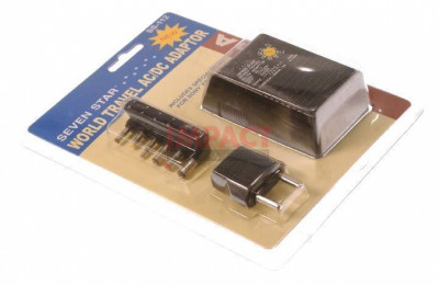 World Travel AC/ DC Adapter With Power Cord 600MA