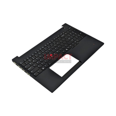 5M11T55259 - Cover (C) With Keyboard, English, Black, Backlight, Number Pad, US
