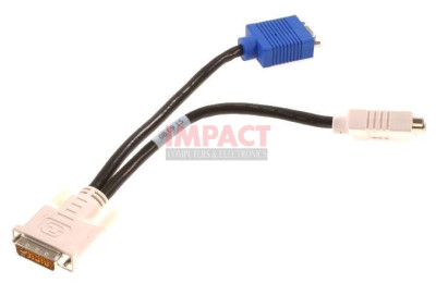 310-5252 - DVI-TO-VGA Video Adapter Cable