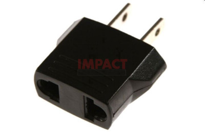 IMP-200032 - 220V/ 110V Wall Socket Power Adapter (Round to Flat)