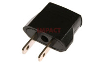 IMP-200032 - 220V/ 110V Wall Socket Power Adapter (Round to Flat)