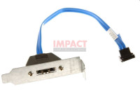 310-9554 - Esata Low Profile Port Adapter