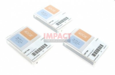 A0345825 - 20/ 40GB Travan 40 Data Cartridge 3 Pack