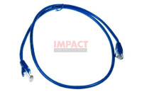 A0507660 - CAT5E Blue Assembled Patch Cable-1FT