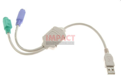 Port Authority USB to Dual PS2 Keyboard/ Mouse Adapter