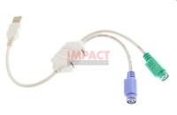 27225 - Port Authority USB to Dual PS2 Keyboard/ Mouse Adapter
